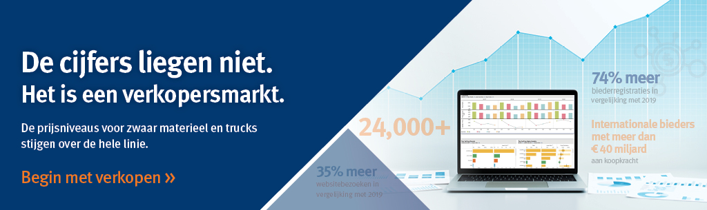 Verkoop met vertrouwen Verkoop uw materieel