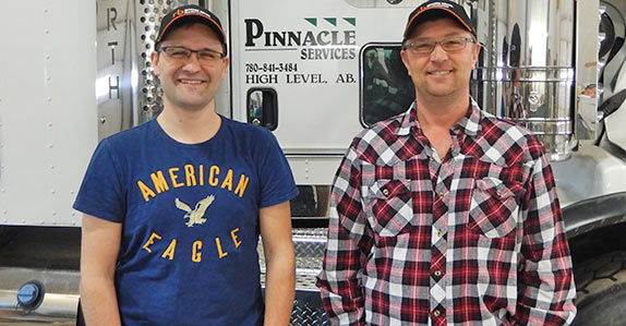 OJ Blanchette of Pinnacle Services.